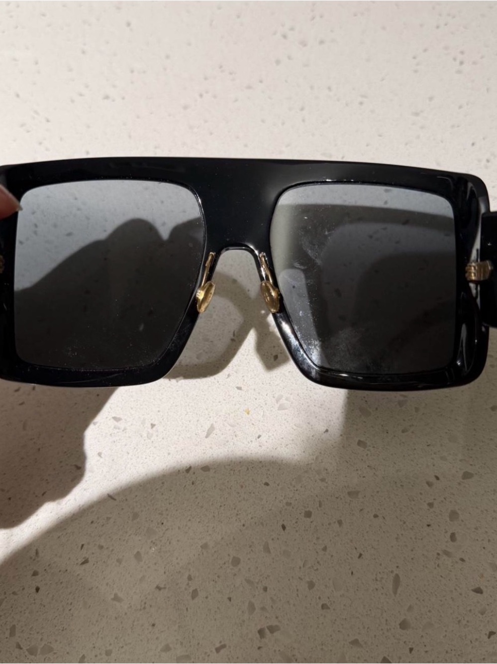 Christian Dior Women's DiorSoLight1 8079O Black Sunglasses 60mm - Picture 4 of 5